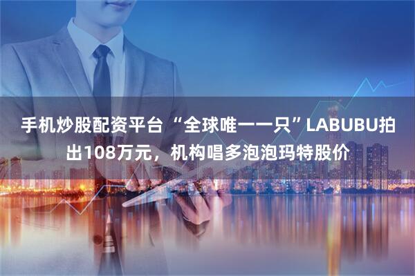 手机炒股配资平台 “全球唯一一只”LABUBU拍出108万元，机构唱多泡泡玛特股价